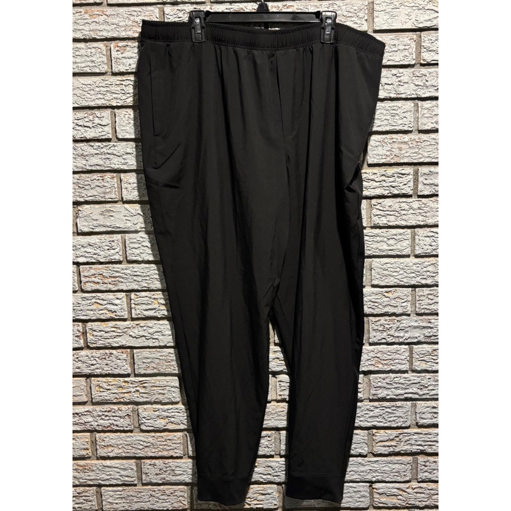 DSG Mens Agility Jogger Pure Black Athletic Fit Tapered Pants 2XL DAM21106 NWT
